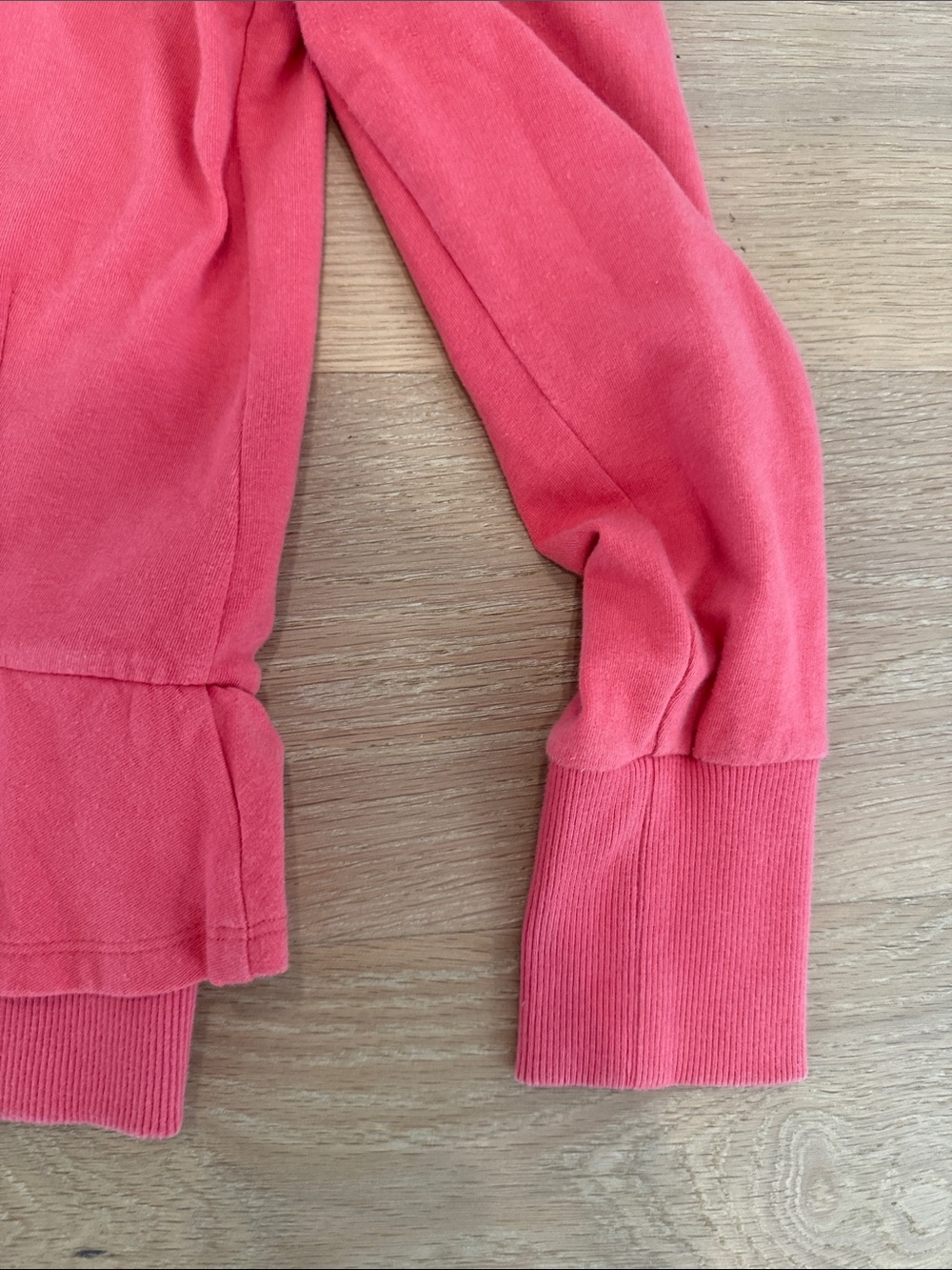 Anthropologie Coral Women’s Hooded Zip Jacket with Ruffle Hem size s - Picture 11 of 14